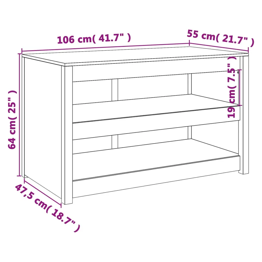 Armoire de cuisine d'extérieur MEPPEL 106x55x64 cm bois massif douglas - 9