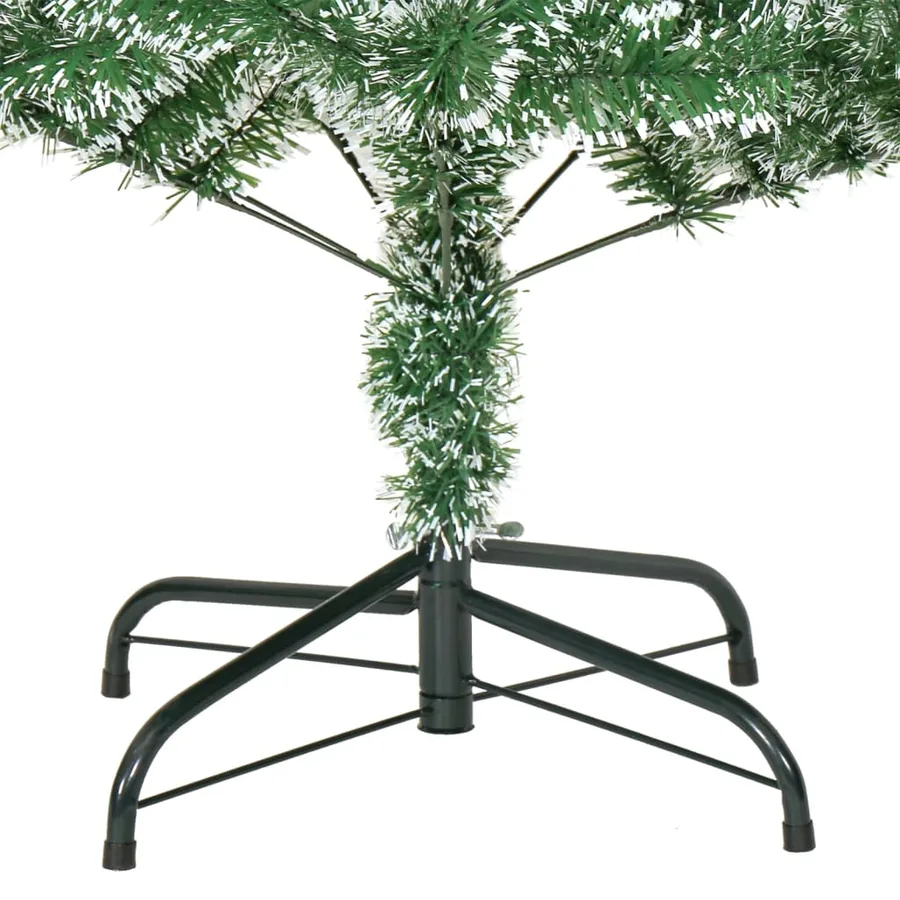 Sapin de Noël artificiel avec neige floquée vert 120 cm - 5