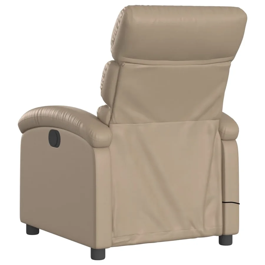 Fauteuil de massage inclinable Cappuccino Similicuir - 6