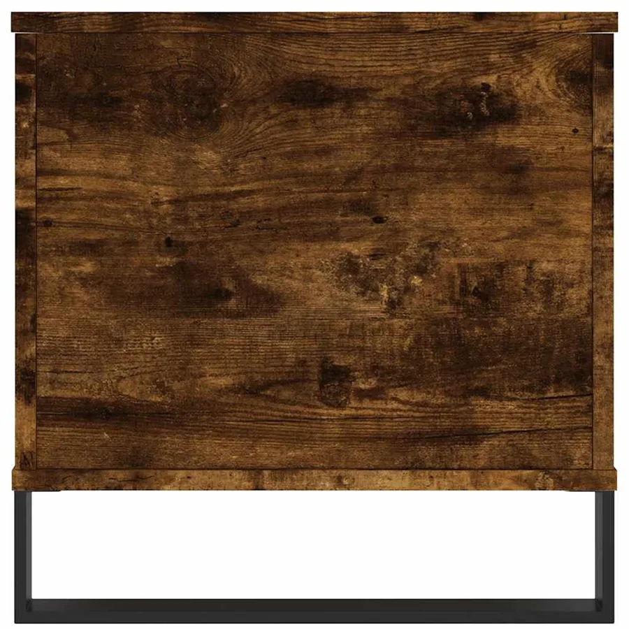 Table basse Chêne fumé 90x44,5x45 cm Bois d'ingénierie - 7