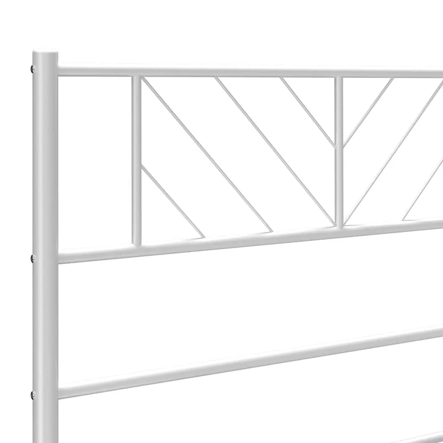 Tête de lit de remplacement métal blanc 135 cm - 7