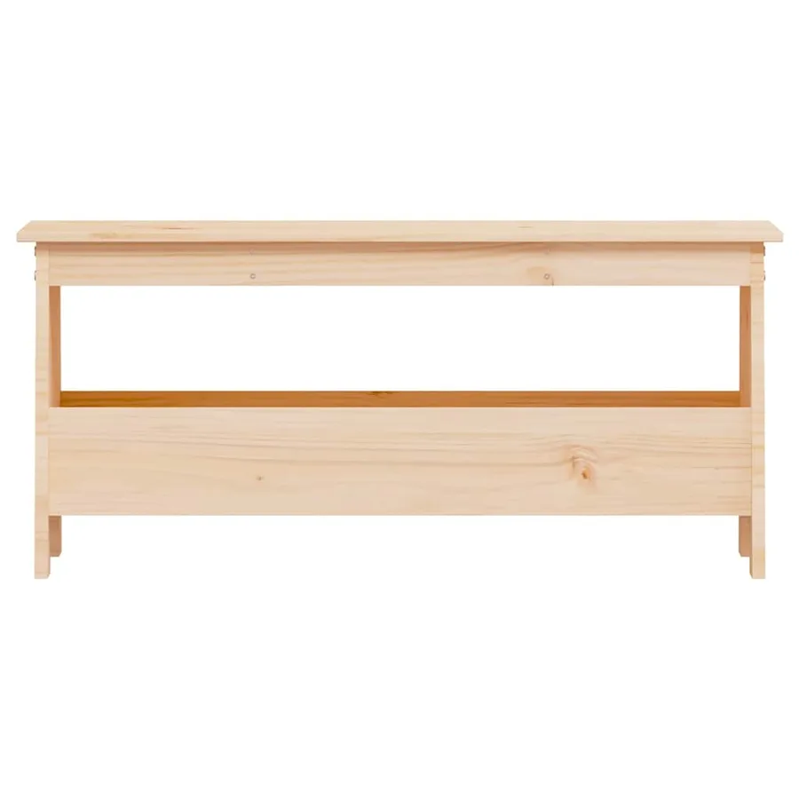Banc d'entrée 100x28x45 cm Bois massif Pin - 4