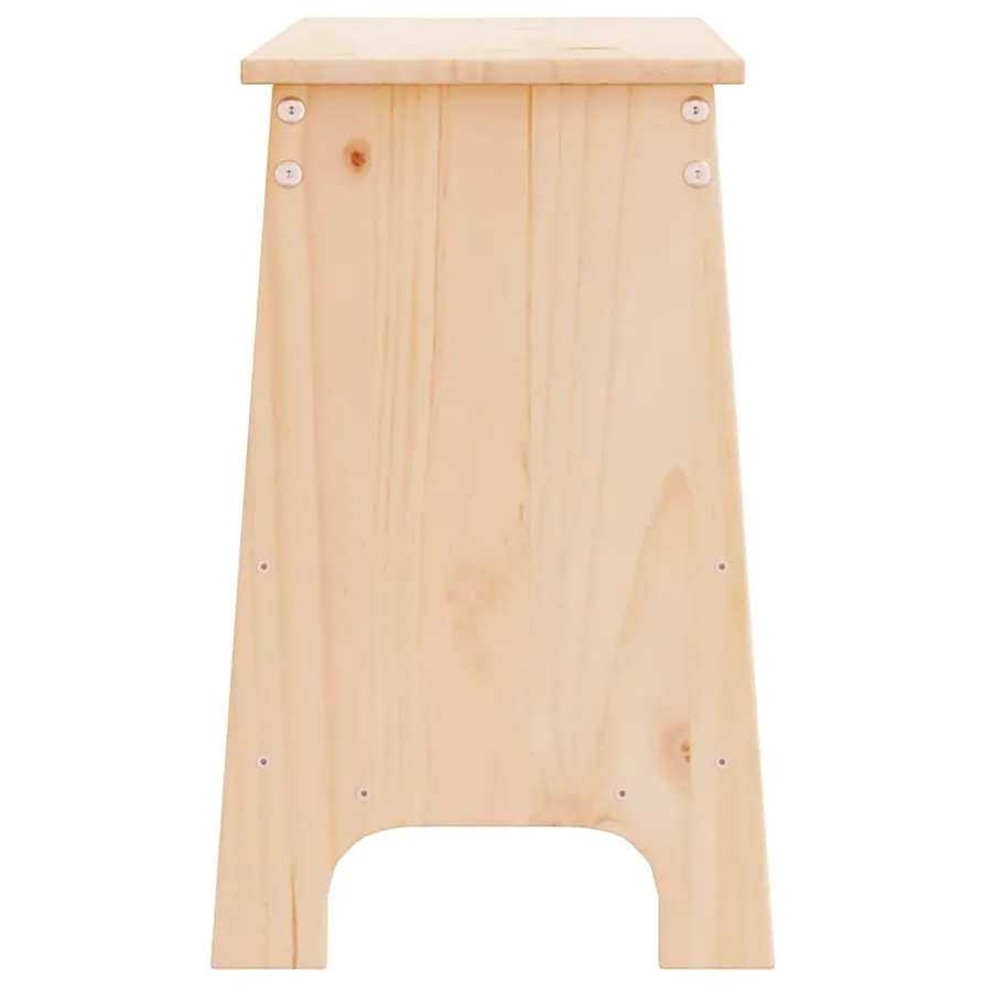 Banc d'entrée 100x28x45 cm Bois massif Pin - 5