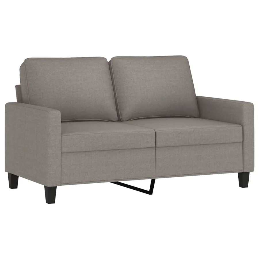 Ensemble de canapés 3 pcs avec coussins Taupe Tissu - 4