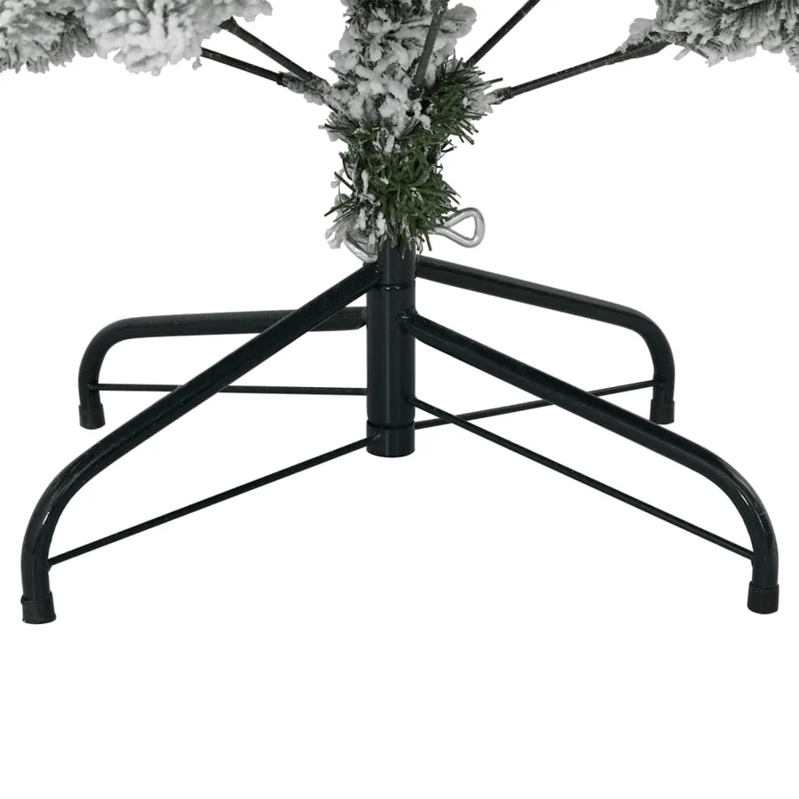 Sapin de Noël artificiel à charnières avec neige floquée 120 cm - 7