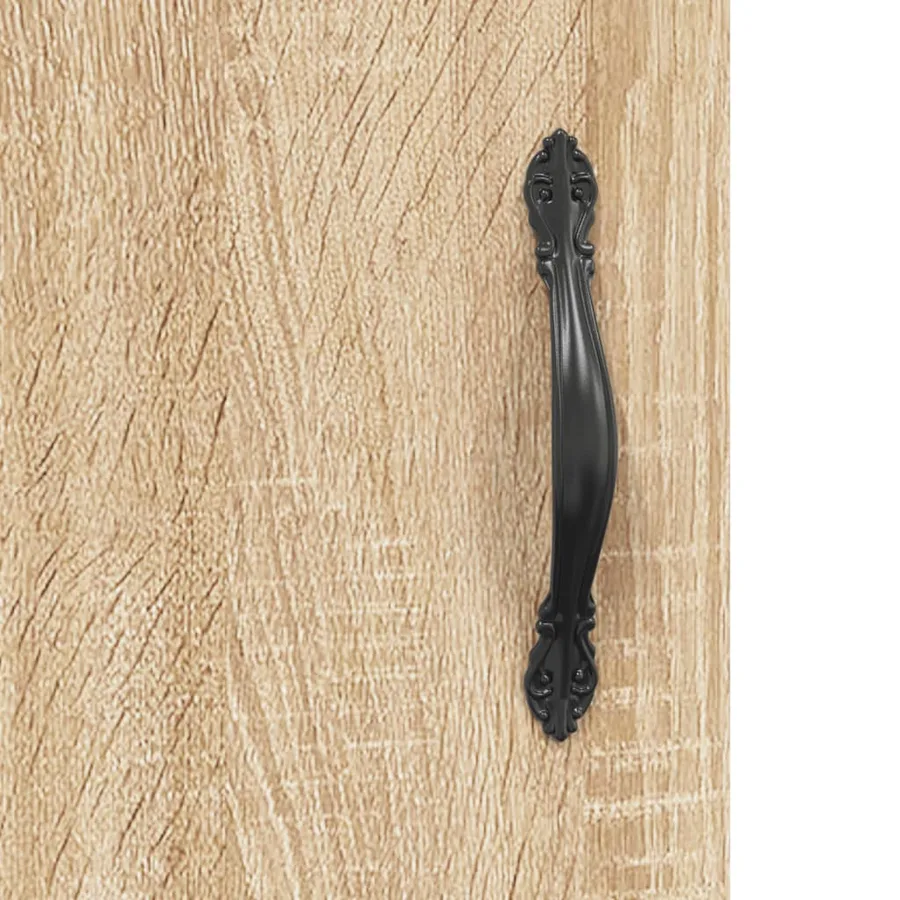 Buffet haut Chêne sonoma 34,5x34x180 cm Bois d'ingénierie - 9