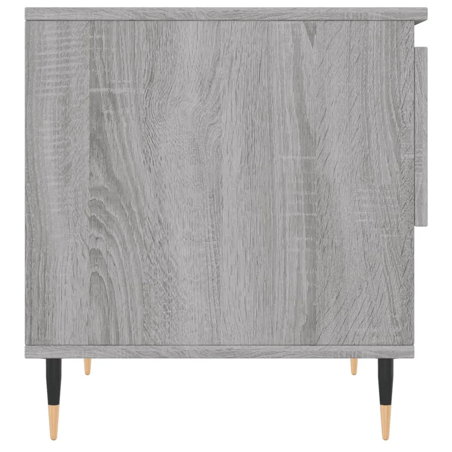 Tables basses 2 pcs sonoma gris 50x46x50 cm bois d'ingénierie - 8