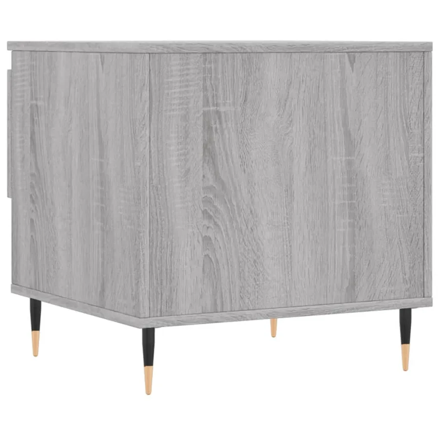 Tables basses 2 pcs sonoma gris 50x46x50 cm bois d'ingénierie - 9