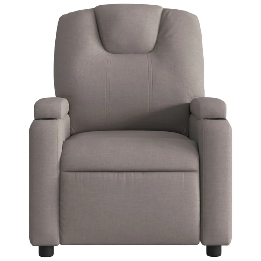 Fauteuil inclinable Taupe Tissu - 3
