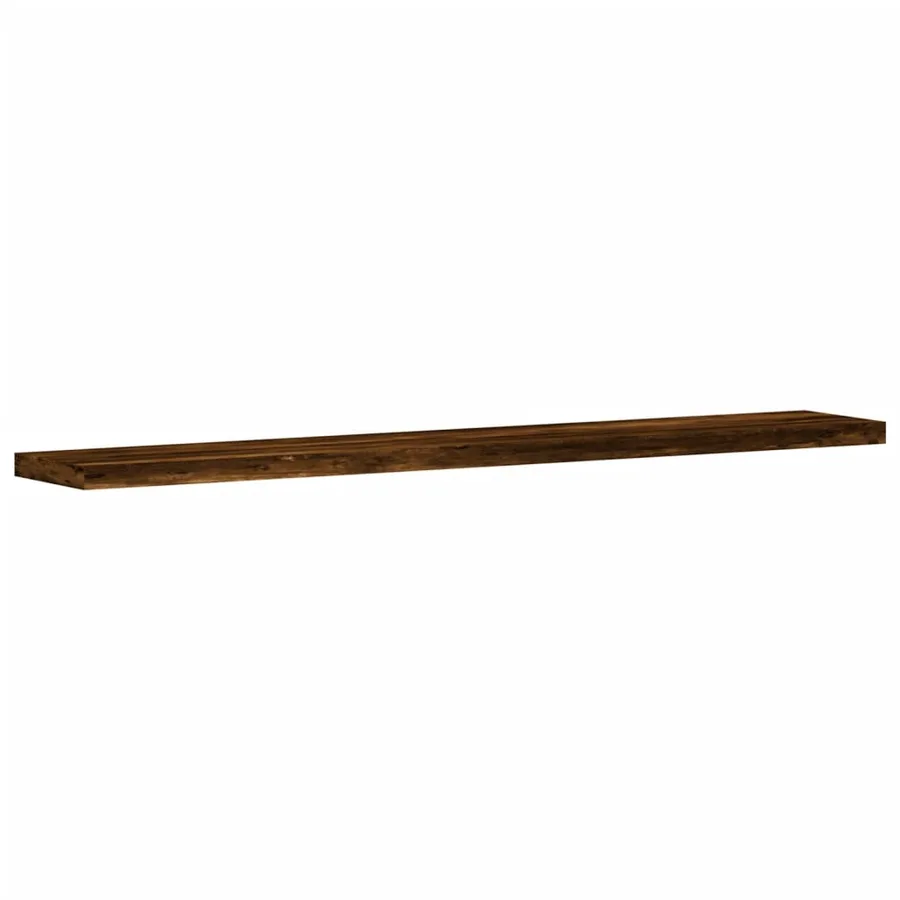 Étagères murales 4 pcs chêne fumé 60x10x1,5cm bois d'ingénierie - 4