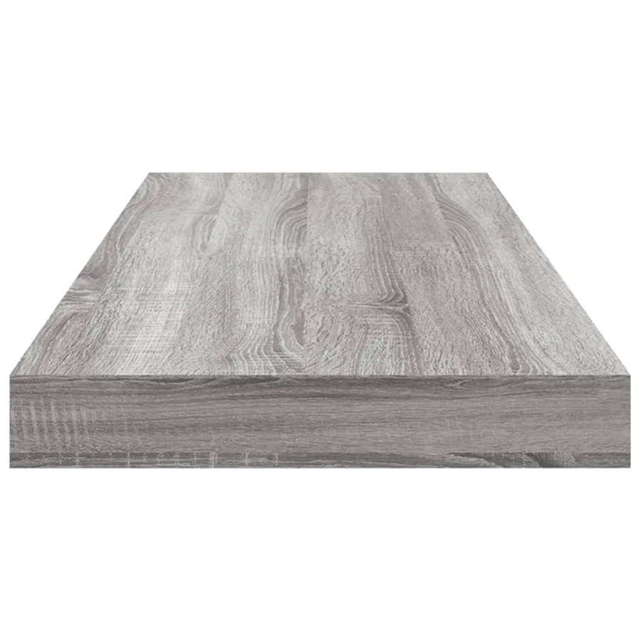 Étagères murales 4 pcs sonoma gris 60x10x1,5 cm bois ingénierie - 5