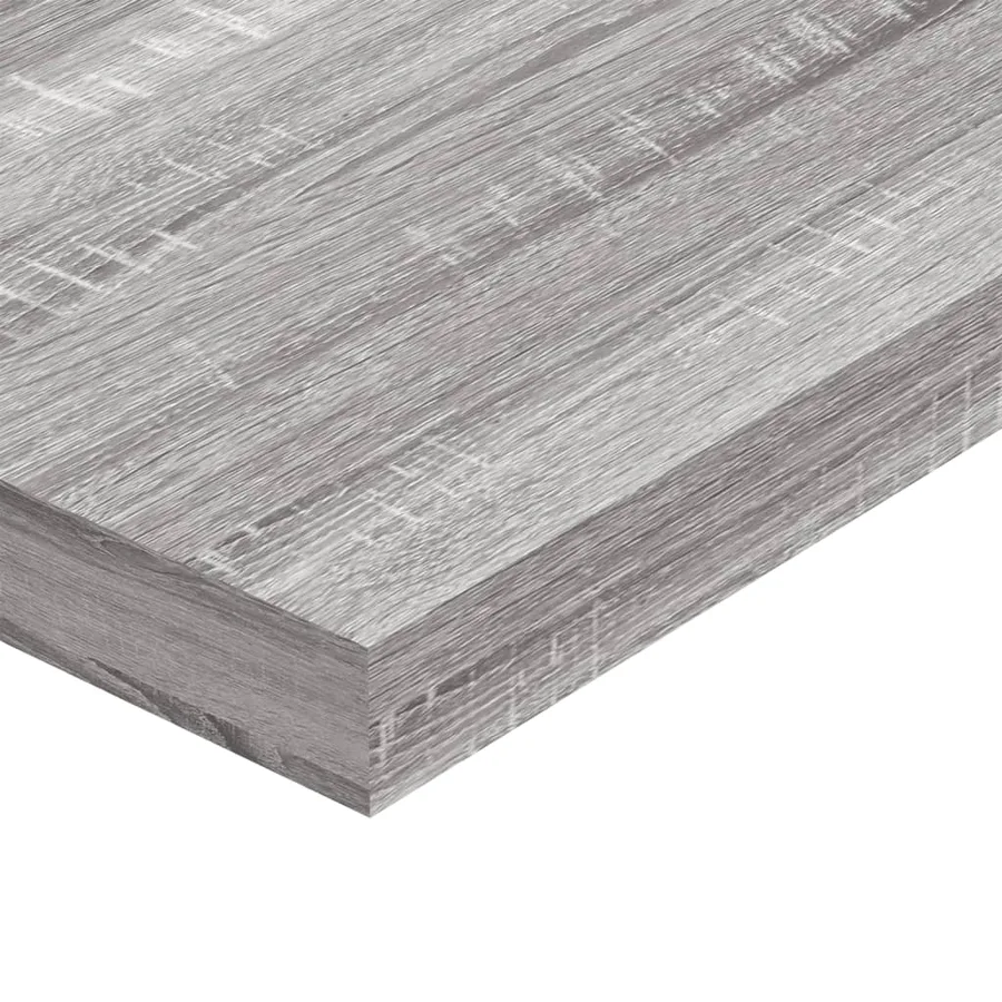 Étagères murales 4 pcs sonoma gris 60x10x1,5 cm bois ingénierie - 7