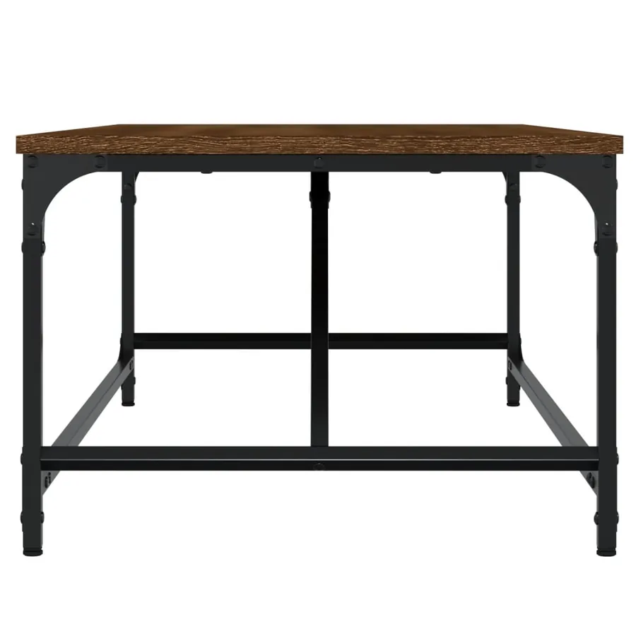 Table basse Chêne marron 100x50x35 cm Bois d'ingénierie - 5