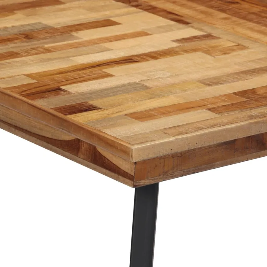 Table à manger 120x62x76 cm bois massif de teck - 4