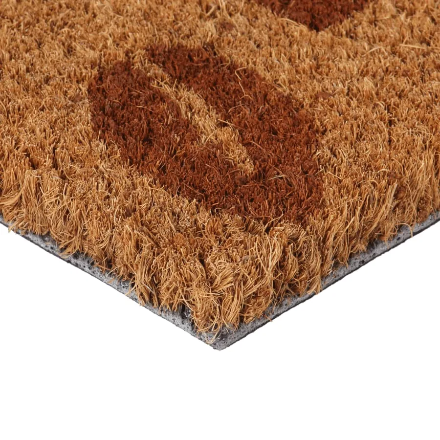 Tapis de porte naturel 45x75 cm fibre de coco touffeté - 3
