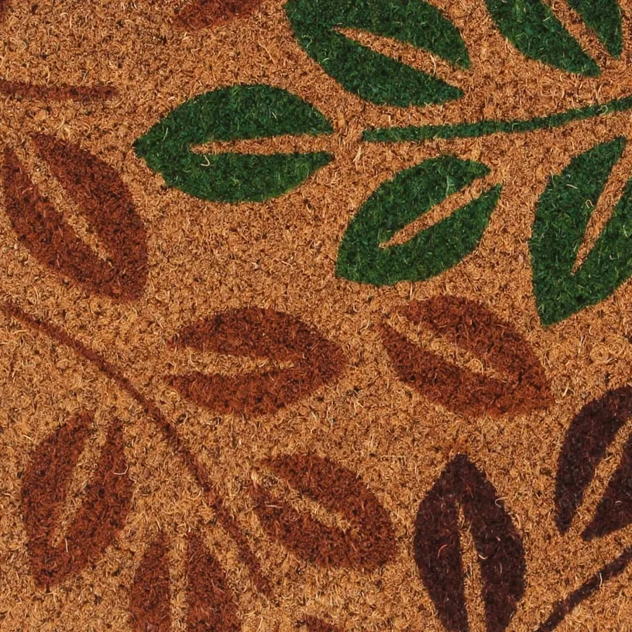 Tapis de porte naturel 45x75 cm fibre de coco touffeté - 5