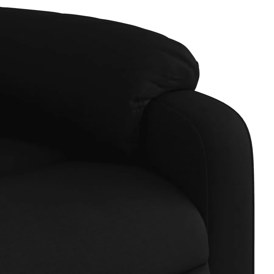 Fauteuil inclinable Noir Tissu - 8