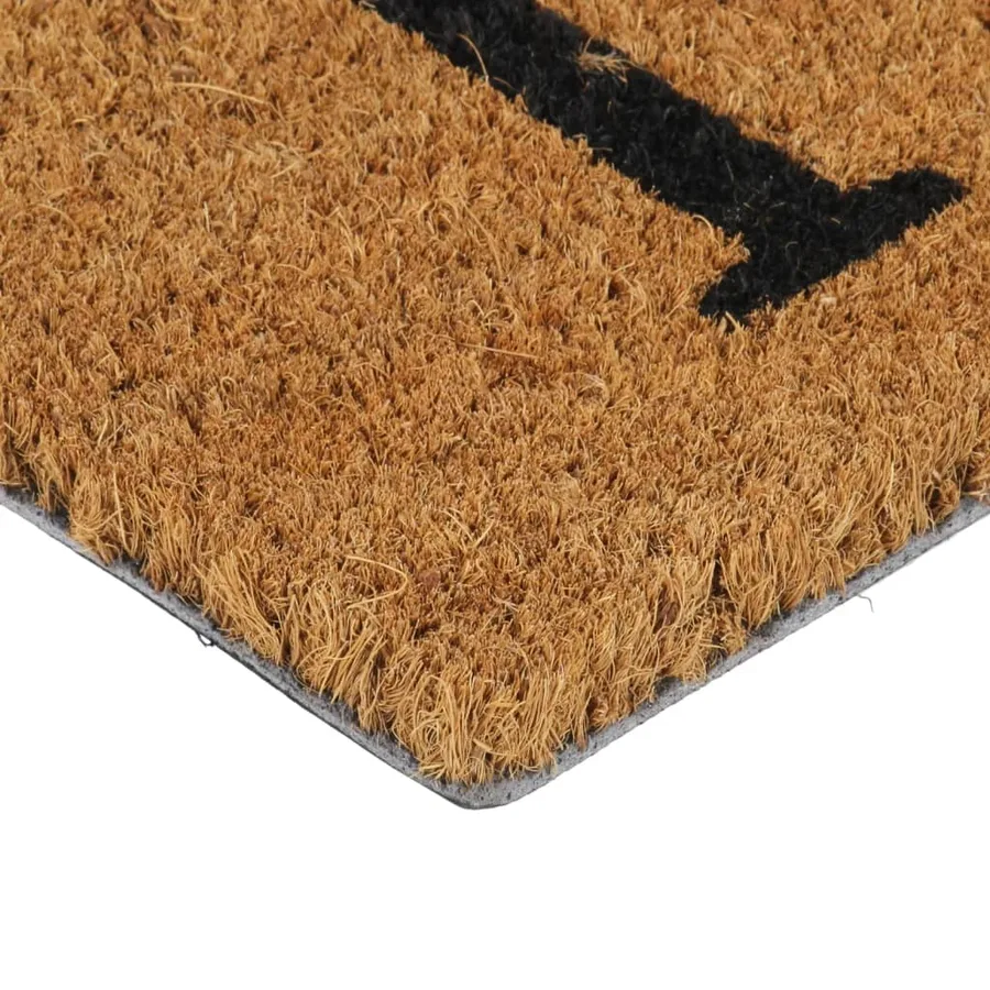 Tapis de porte naturel 45x75 cm fibre de coco touffeté - 3