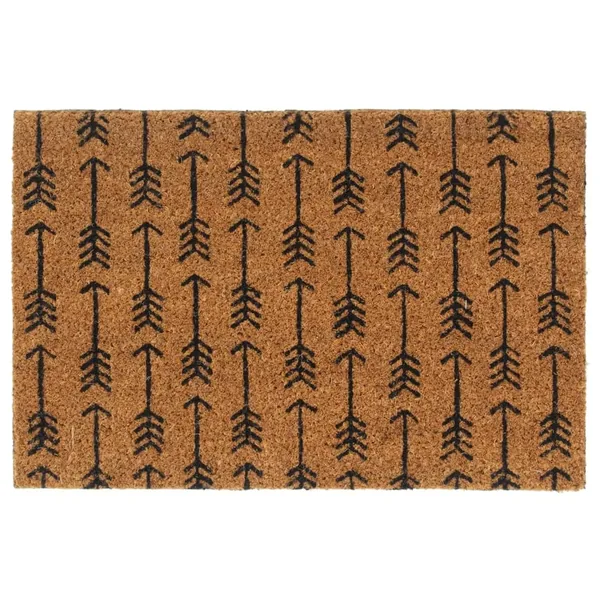 Tapis de porte naturel 40x60 cm fibre de coco touffeté