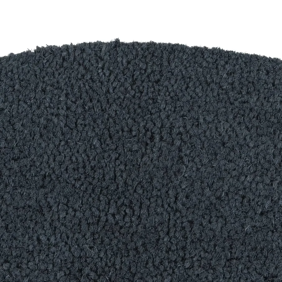 Tapis de porte gris foncé demi-rond 60x90 cm - 3