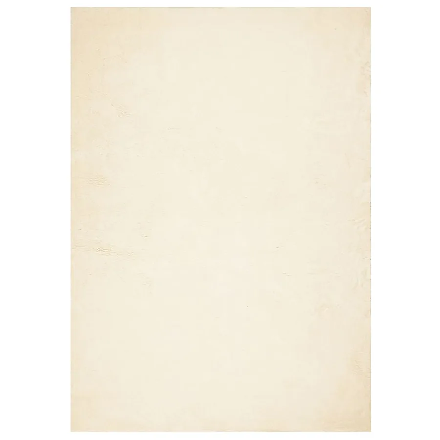 Tapis HUARTE à poils courts doux et lavable crème 120x170 cm - 2