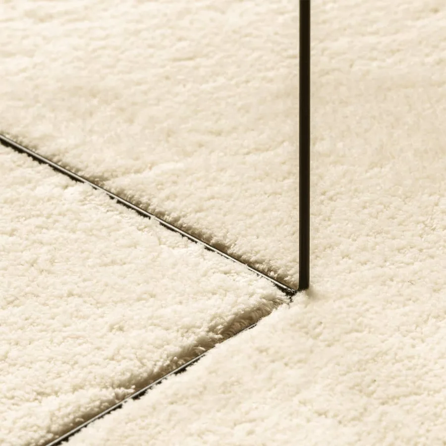 Tapis HUARTE à poils courts doux et lavable crème 120x170 cm - 8