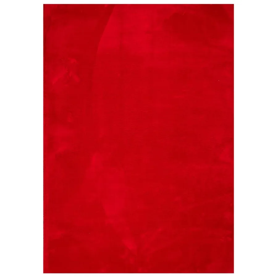 Tapis HUARTE à poils courts doux et lavable rouge 200x280 cm - 2
