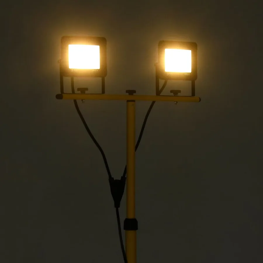 Projecteur à LED avec trépied 2x20 W Blanc chaud - 2