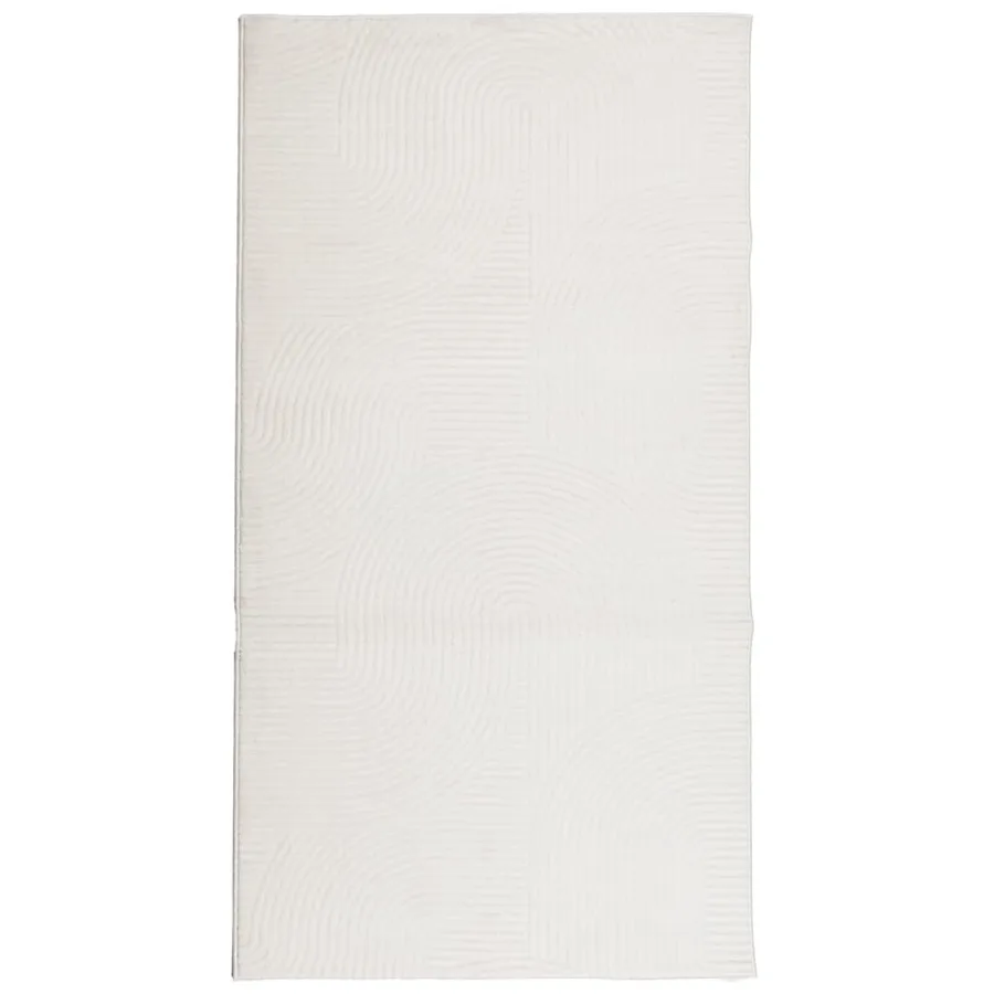 Tapis IZA poils courts style scandinave crème 80x150 cm - 2