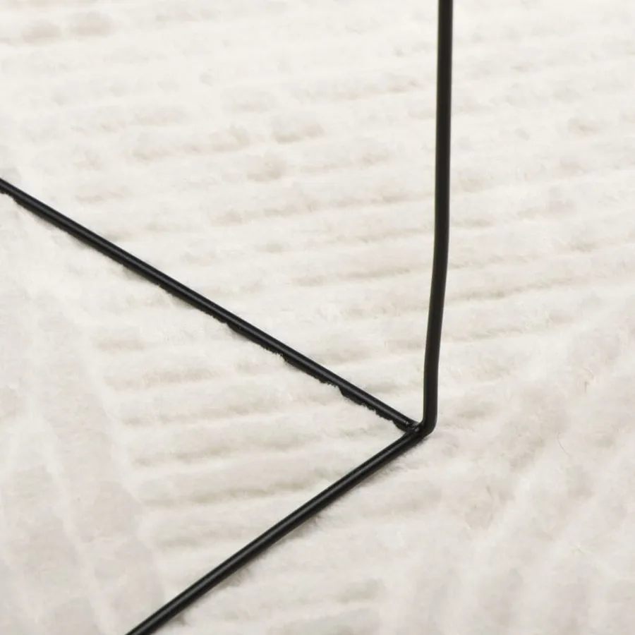 Tapis IZA poils courts style scandinave crème 80x150 cm - 8