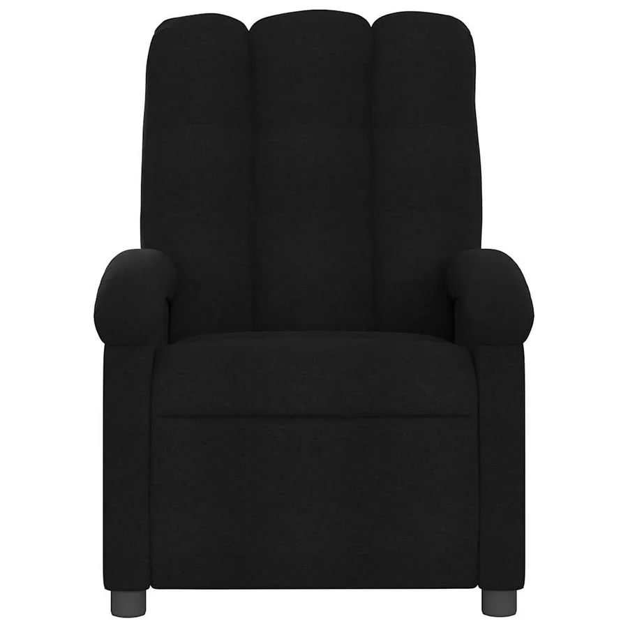 Fauteuil de massage inclinable noir tissu - 4