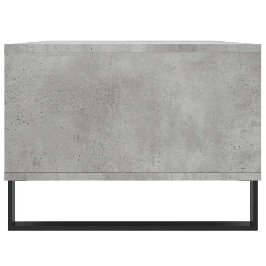 Table basse Gris béton 90x50x36,5 cm Bois d'ingénierie - 7