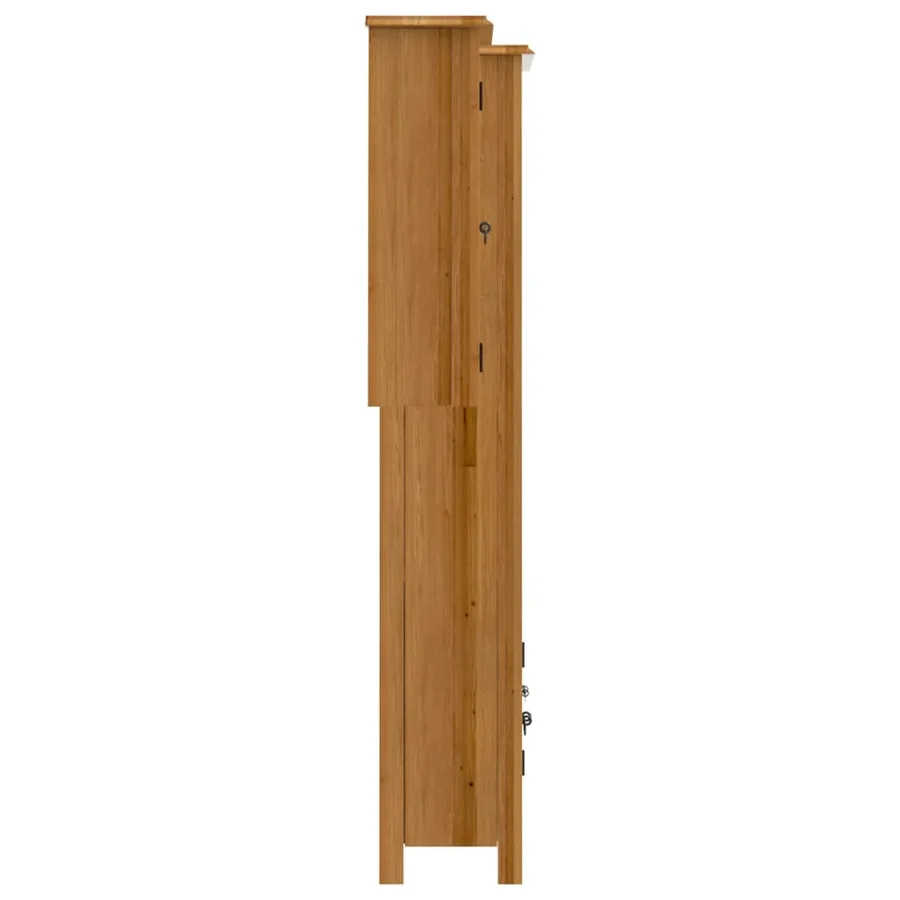 Ensemble de meubles de salle de bain 2 pcs bois de pin massif - 6