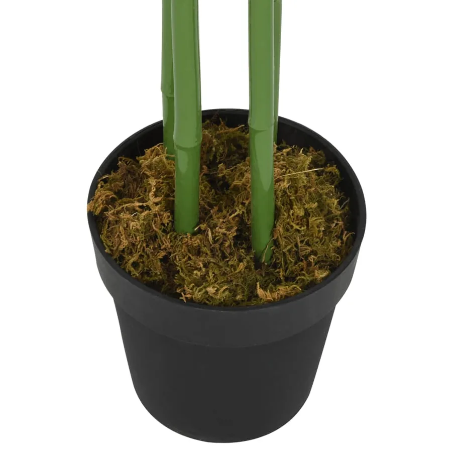Bambou artificiel 240 feuilles 80 cm vert - 3