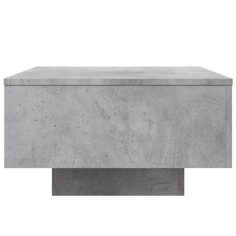 Table basse gris béton 55x55x31 cm bois d'ingénierie - 5