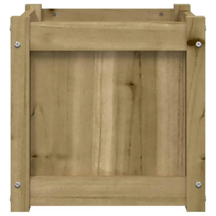 Jardinière 40x40x40 cm bois de pin imprégné - 5