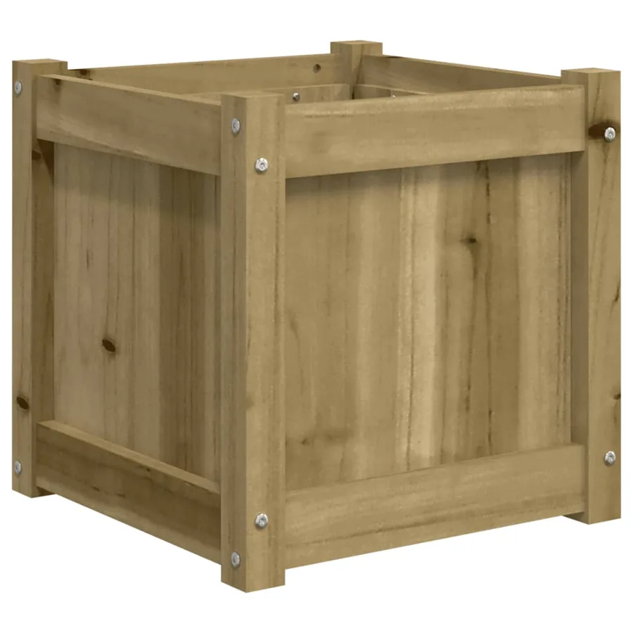 Jardinière 40x40x40 cm bois de pin imprégné - 7