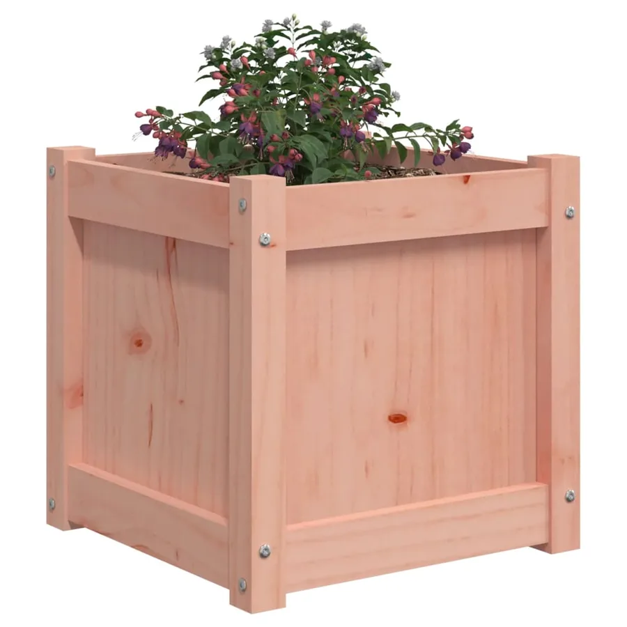 Jardinière 40x40x40 cm bois massif douglas - 4