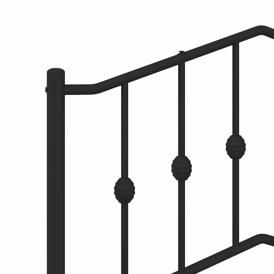 Tête de lit de remplacement métal noir 180 cm - 6