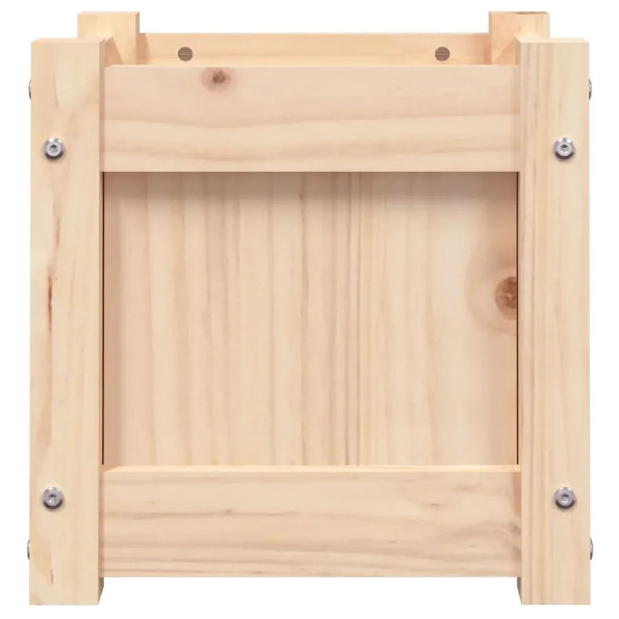 Jardinière 31x31x31 cm bois de pin massif - 5
