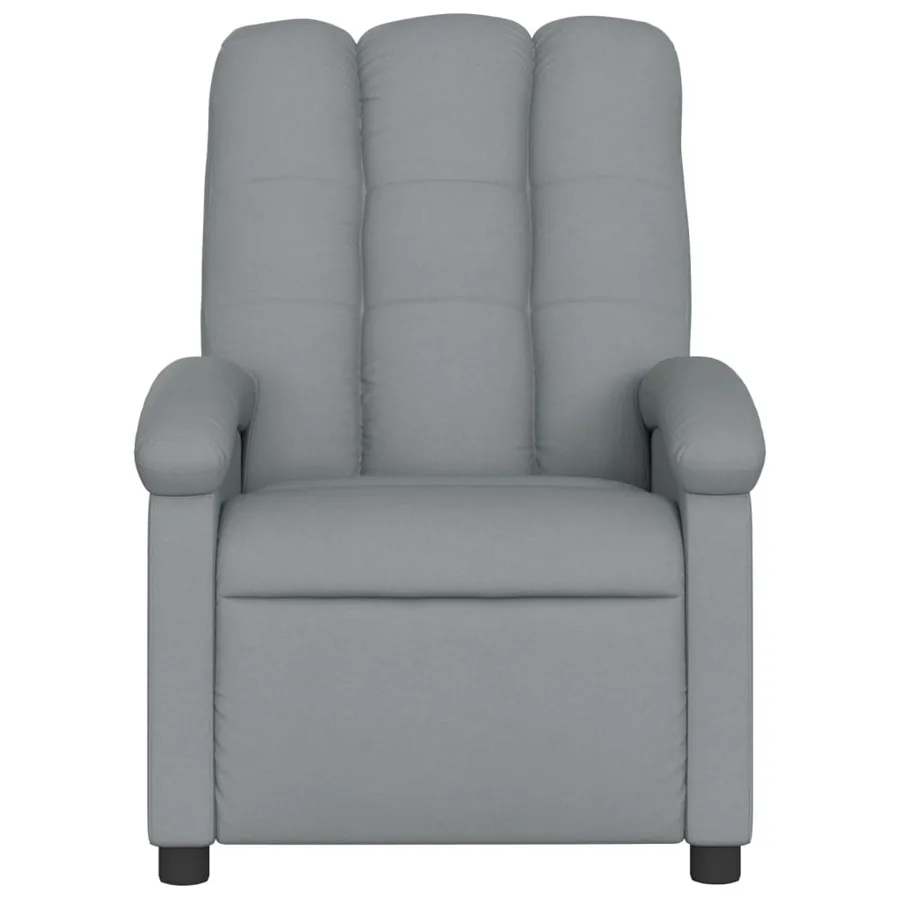 Fauteuil inclinable Gris clair Tissu - 3