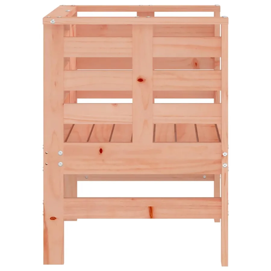 Chaises de jardin lot de 2 61,5x53x71 cm bois massif de douglas - 6