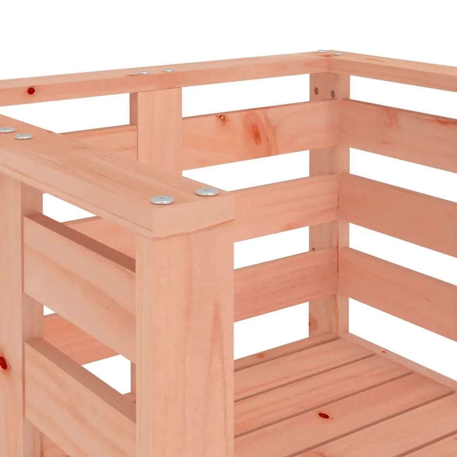 Chaises de jardin lot de 2 61,5x53x71 cm bois massif de douglas - 8