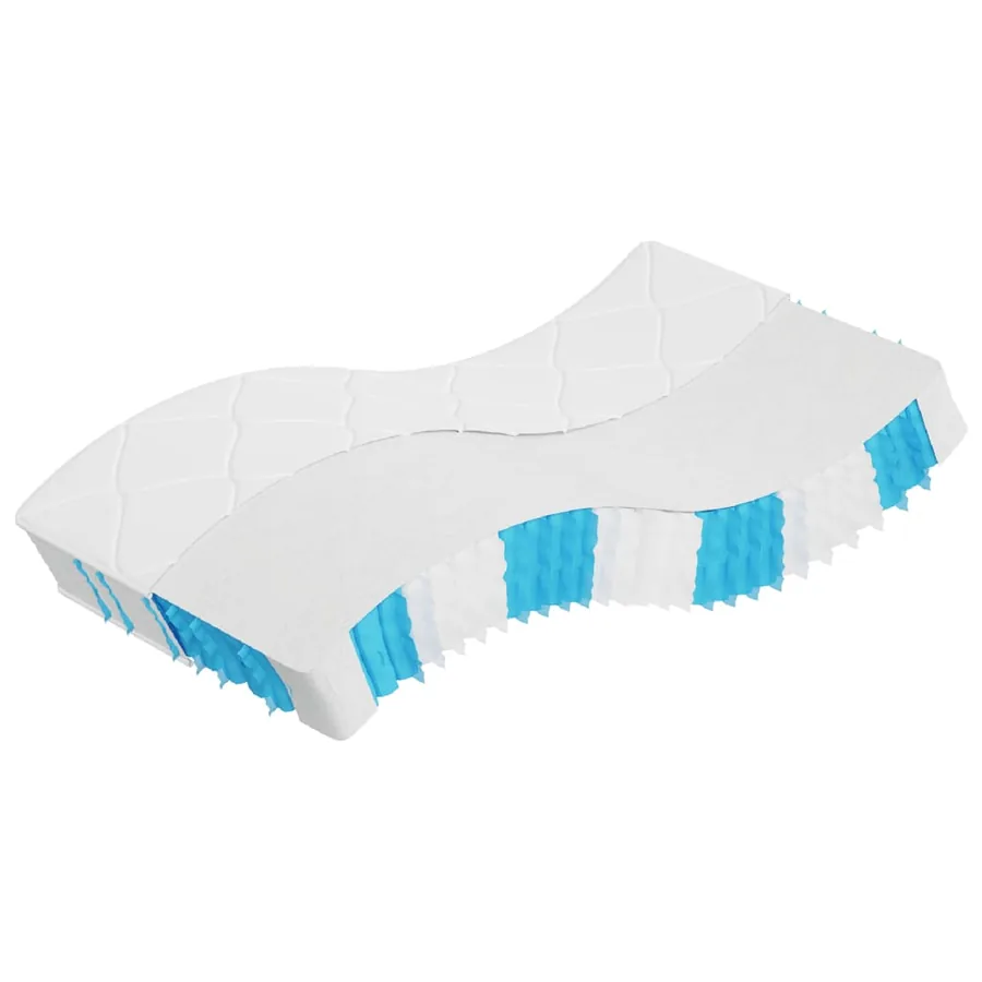 Matelas à ressorts ensachés dureté moyenne 120x200 cm