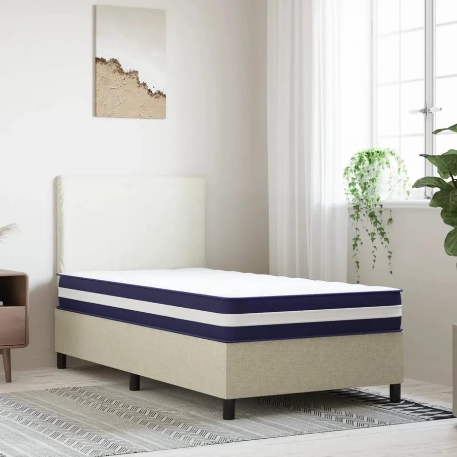 Matelas à ressorts ensachés dureté moyenne 90x200 cm - 2