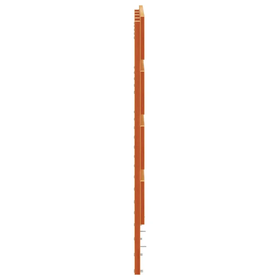Tête de lit cire marron 135 cm bois massif de pin - 6