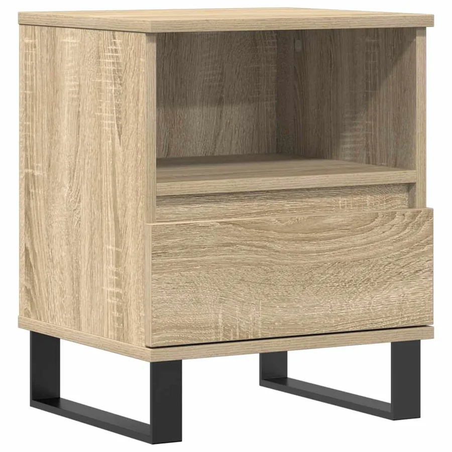 Table de chevet chêne sonoma 40x35x50 cm bois d’ingénierie - 2