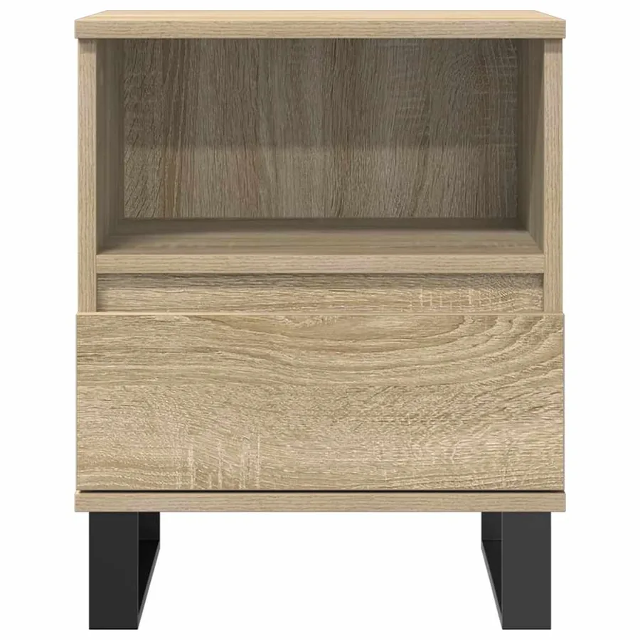 Table de chevet chêne sonoma 40x35x50 cm bois d’ingénierie - 3