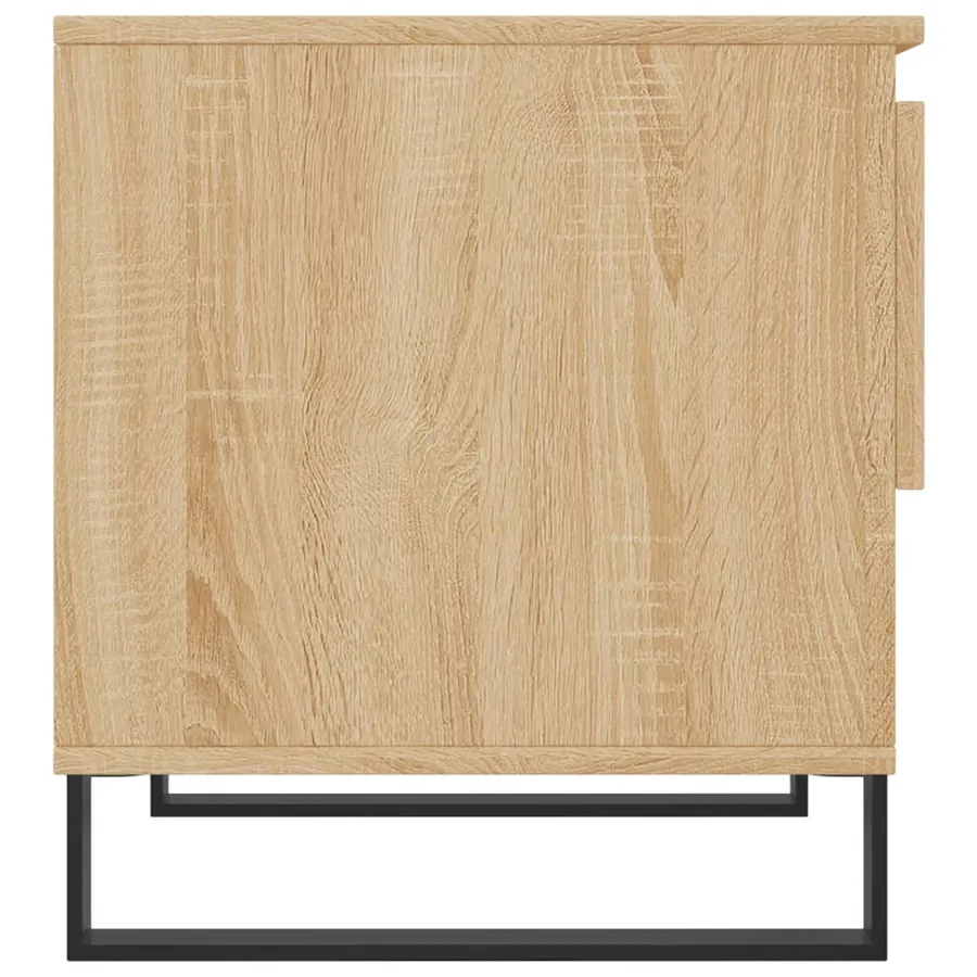 Tables basses 2 pcs chêne sonoma 50x46x50 cm bois d'ingénierie - 8