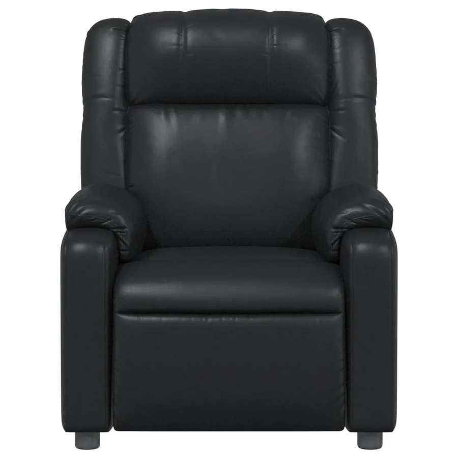 Fauteuil inclinable Noir Similicuir - 6